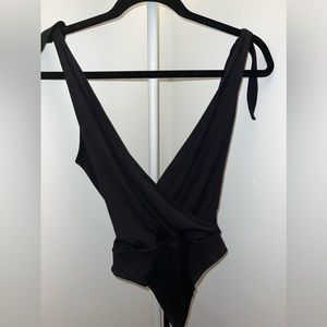 Black V Bodysuit